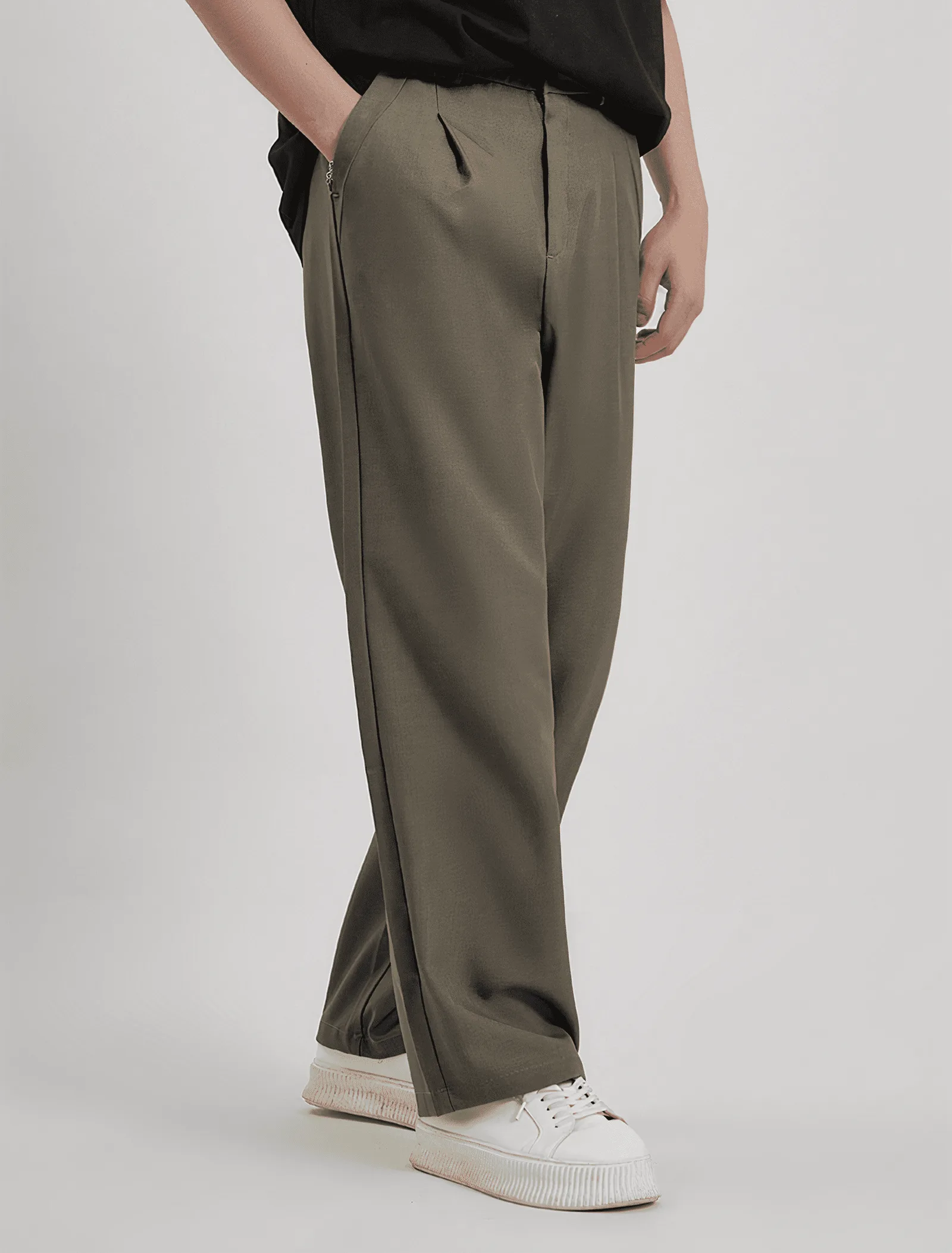 Sage Brown Prime Wide Pant