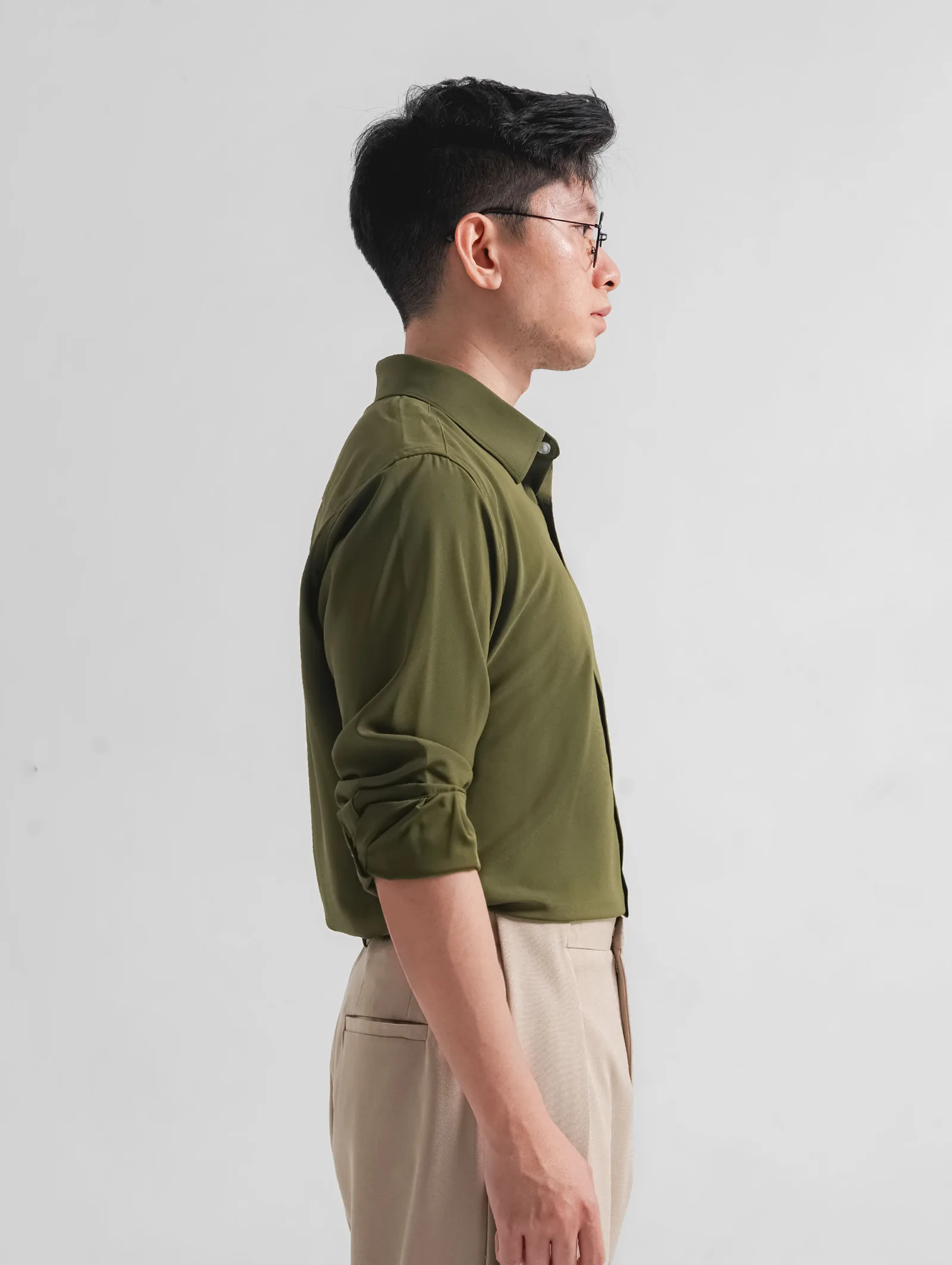 Olive Aerosoft Long Shirt