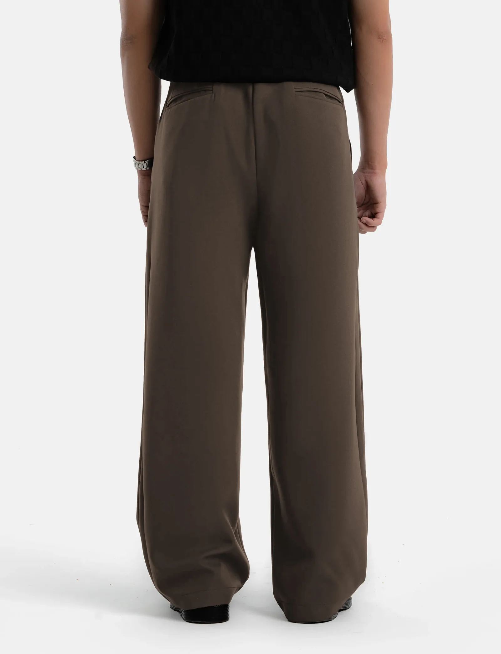 Black Brown Elite Wide Pant