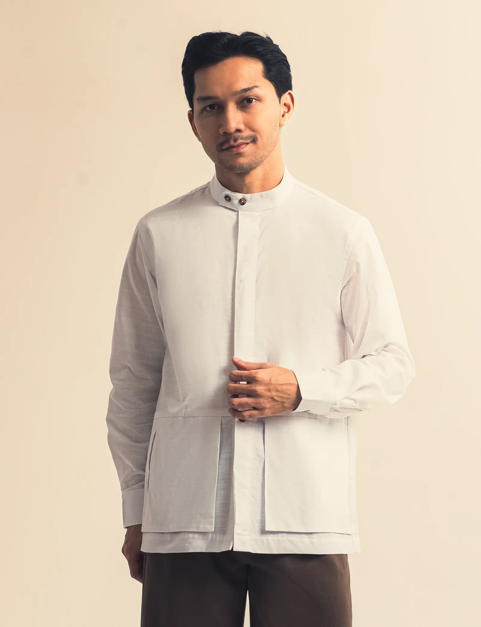 White Harun Koko Shirt