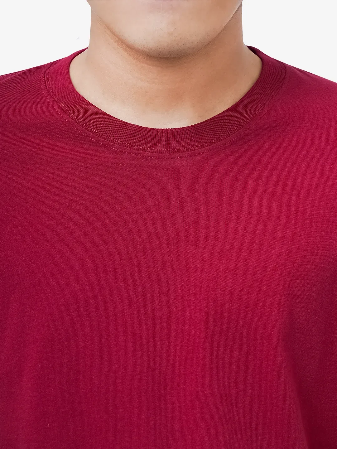 Crew Maroon Red Tee