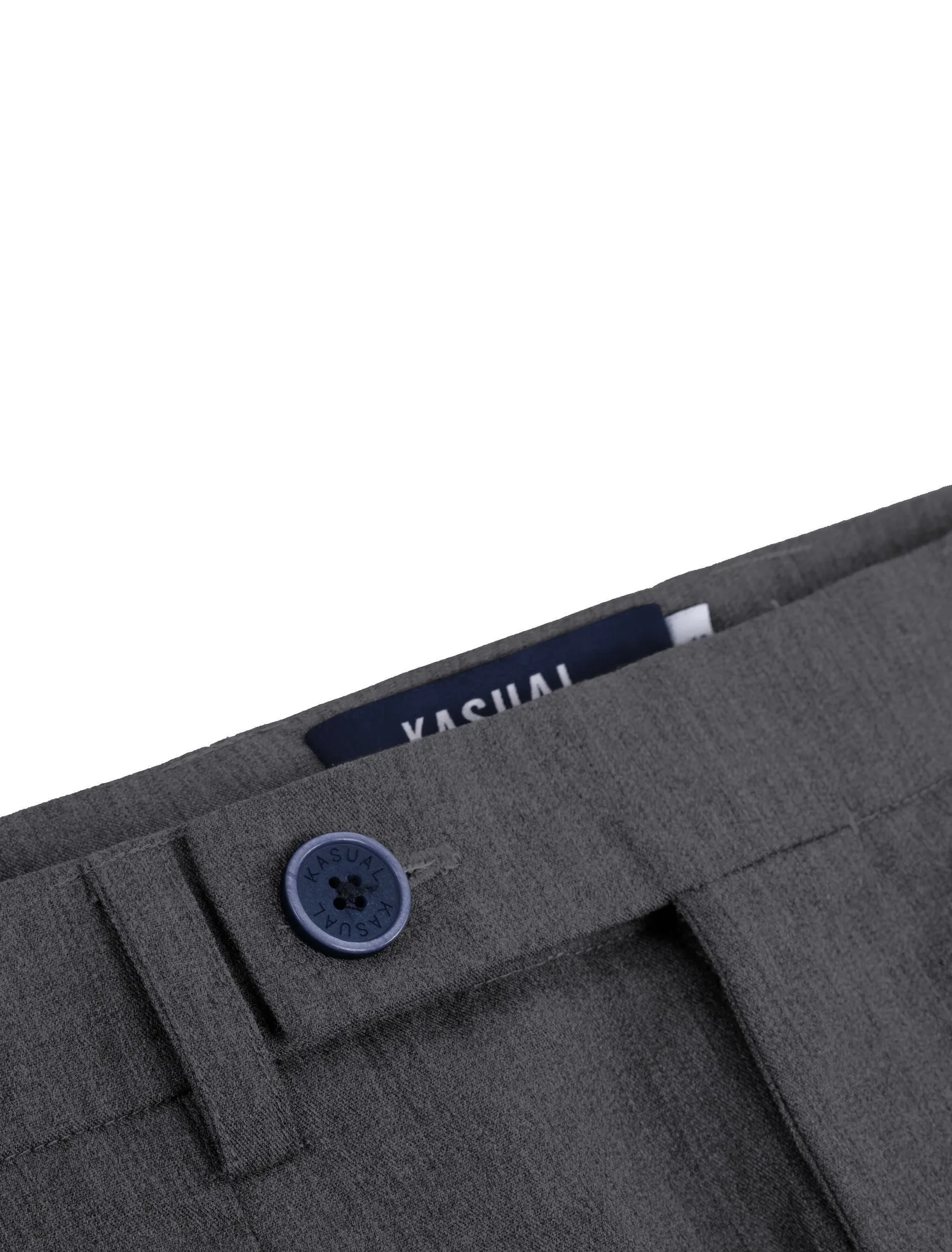 Grey Smart Waist Ankle Pant