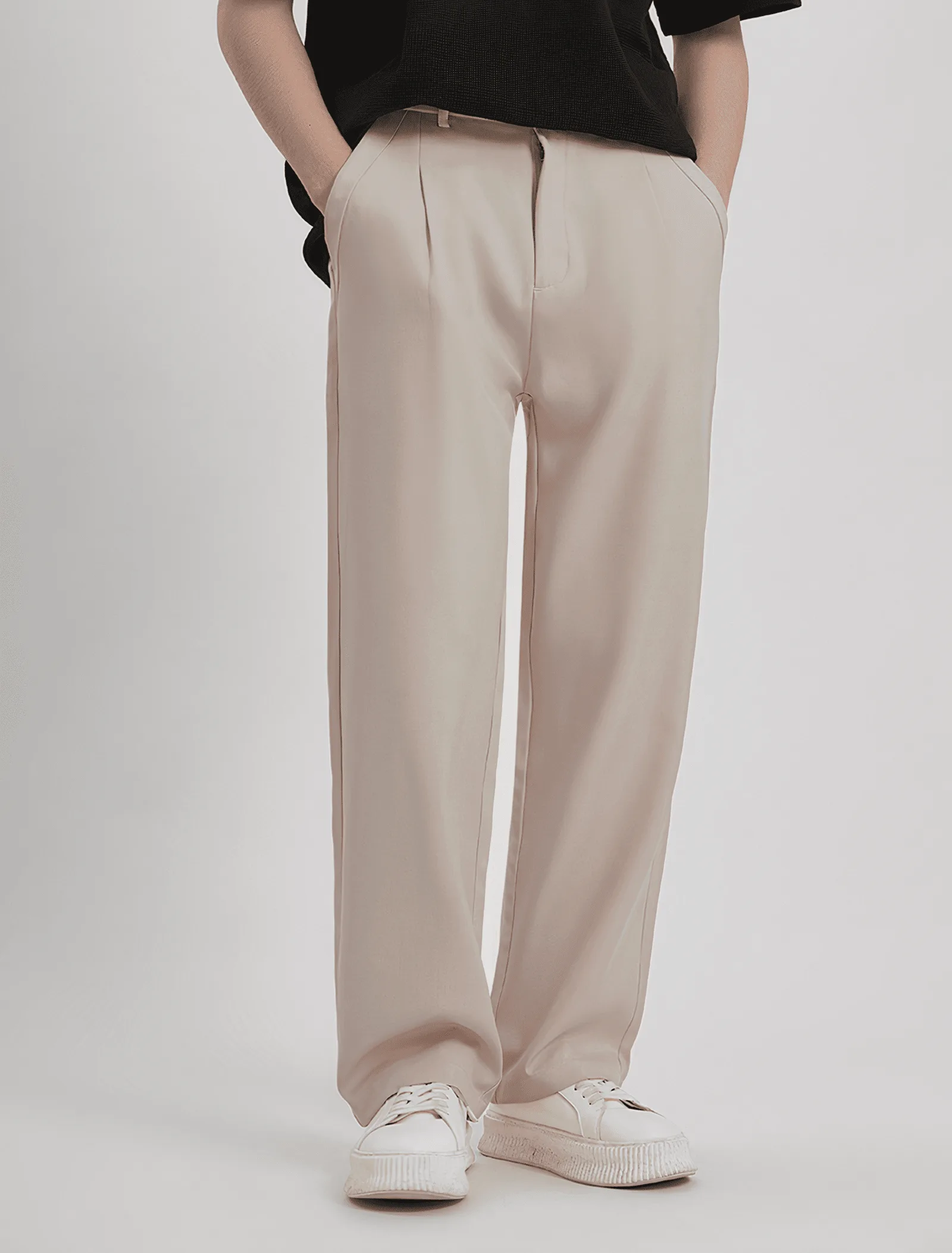 Cream Prime Wide Pant