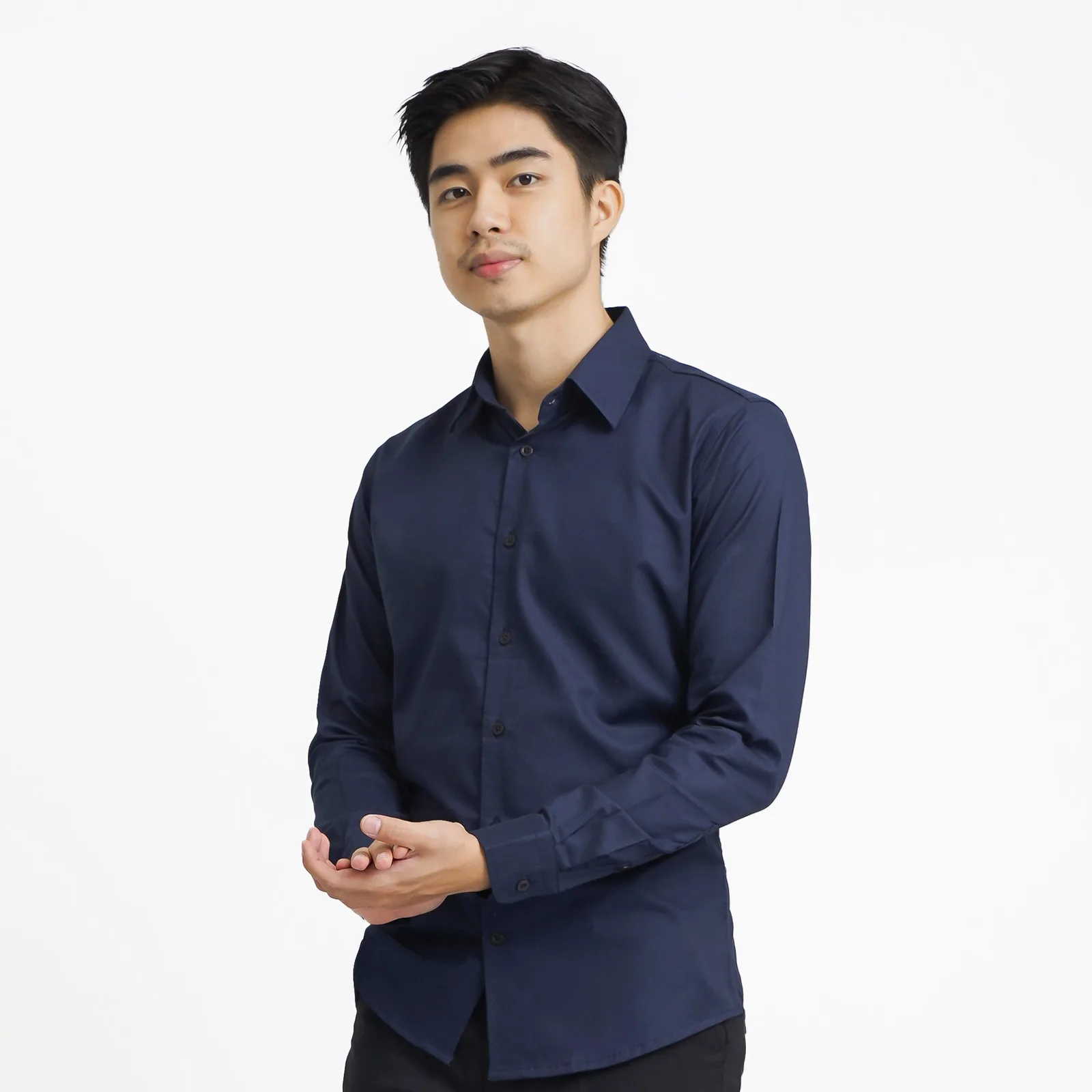 Classic Oxford Navy Shirt Slim Fit