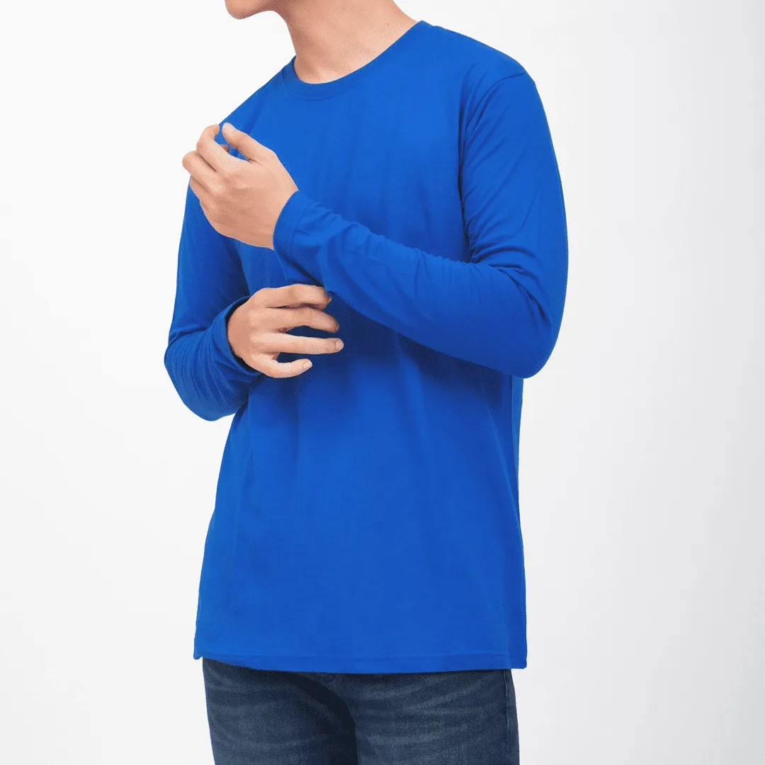 Long Crew Royal Blue Tee