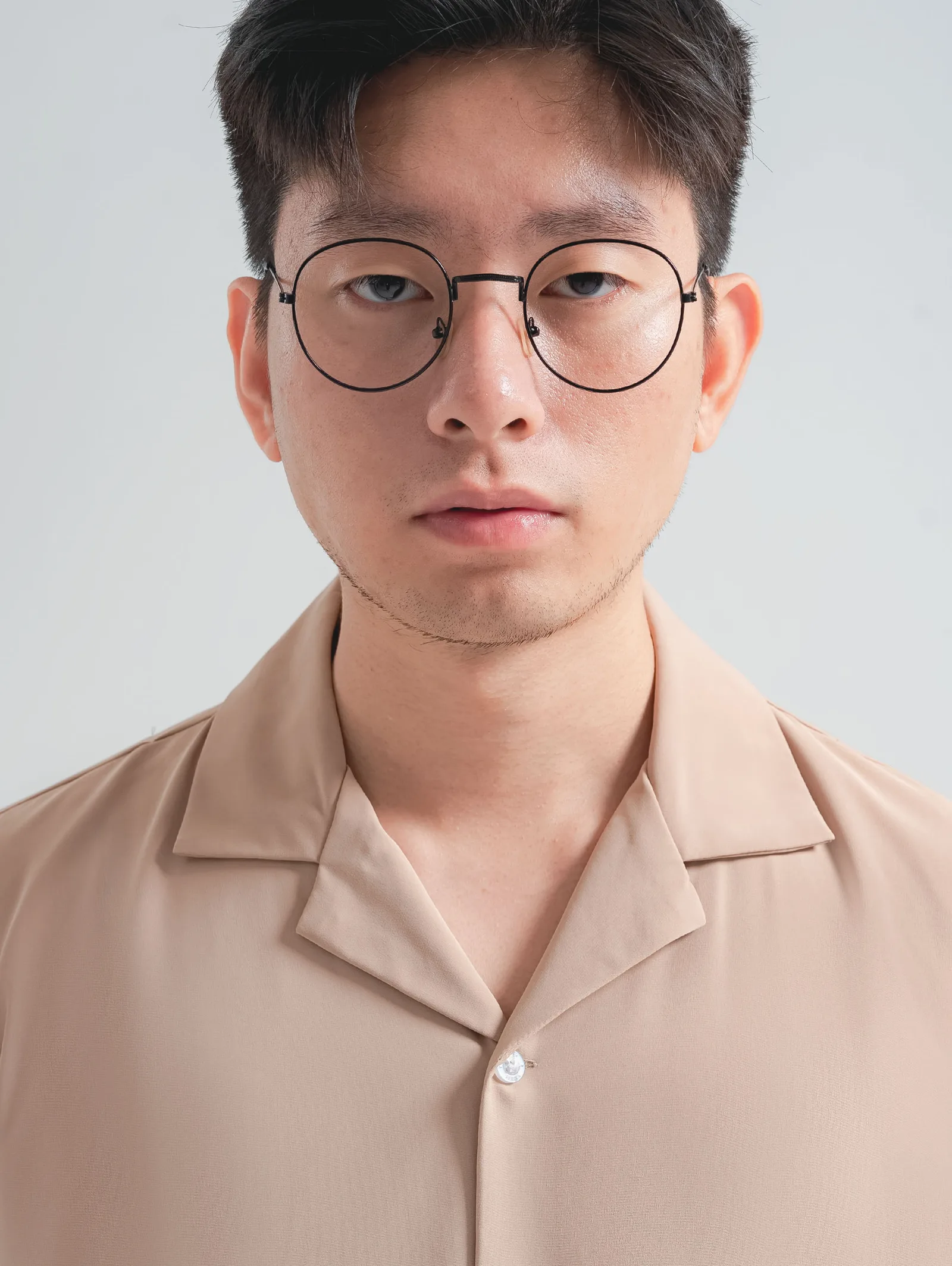 Cream Aerosoft Cuban Short Shirt