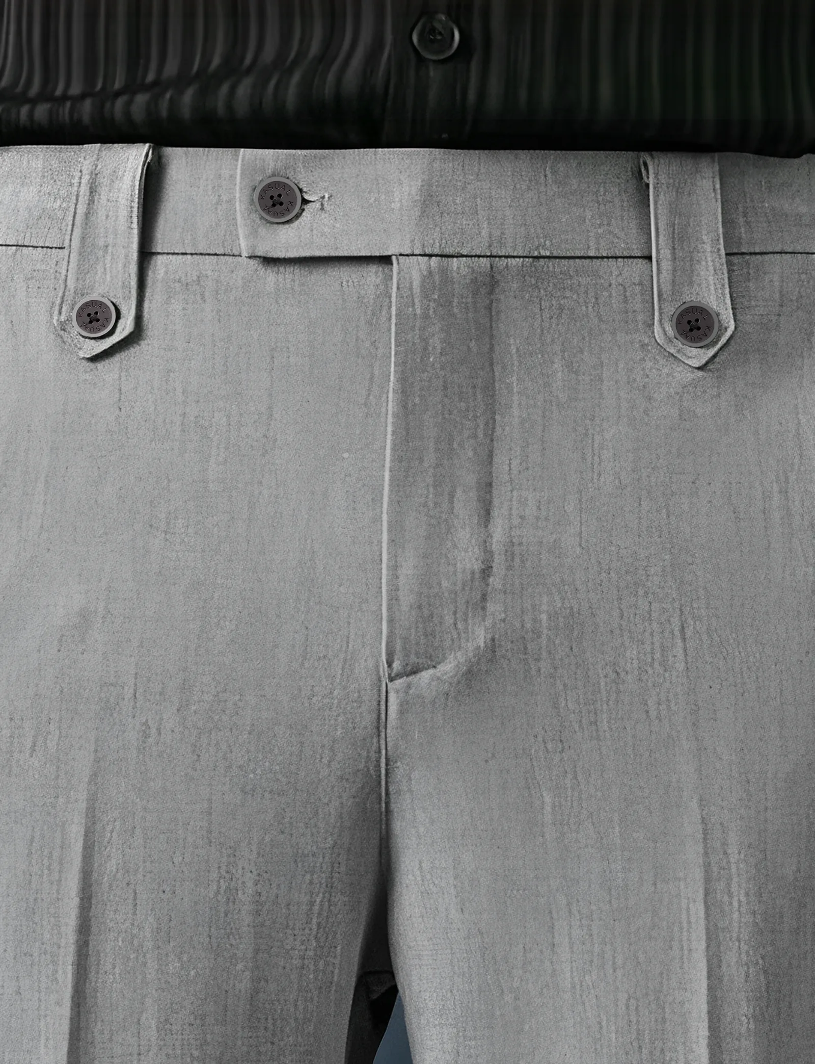 Pearl Grey Executive Ankle Pant