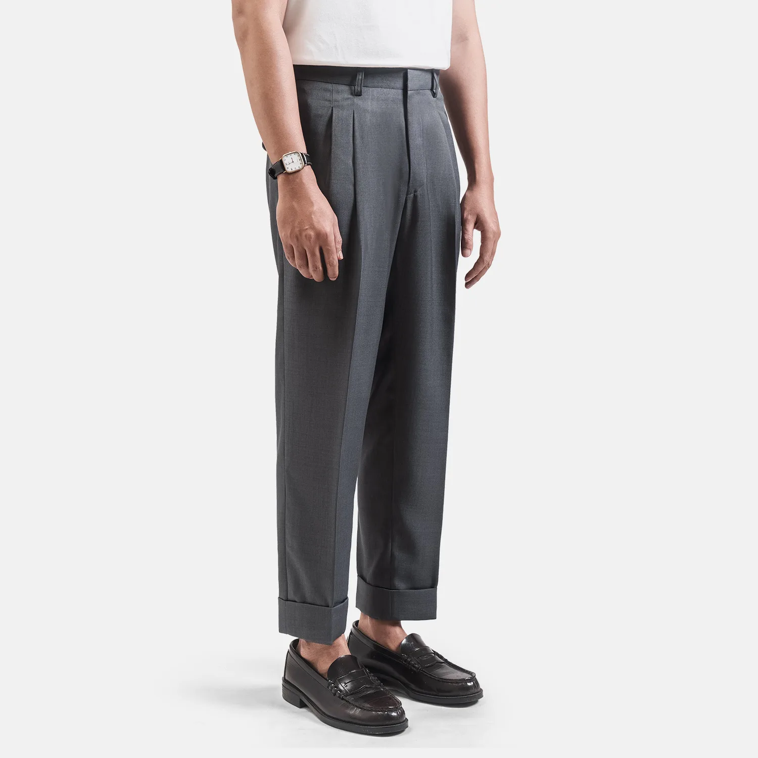 Formal Grey Ankle Cuff