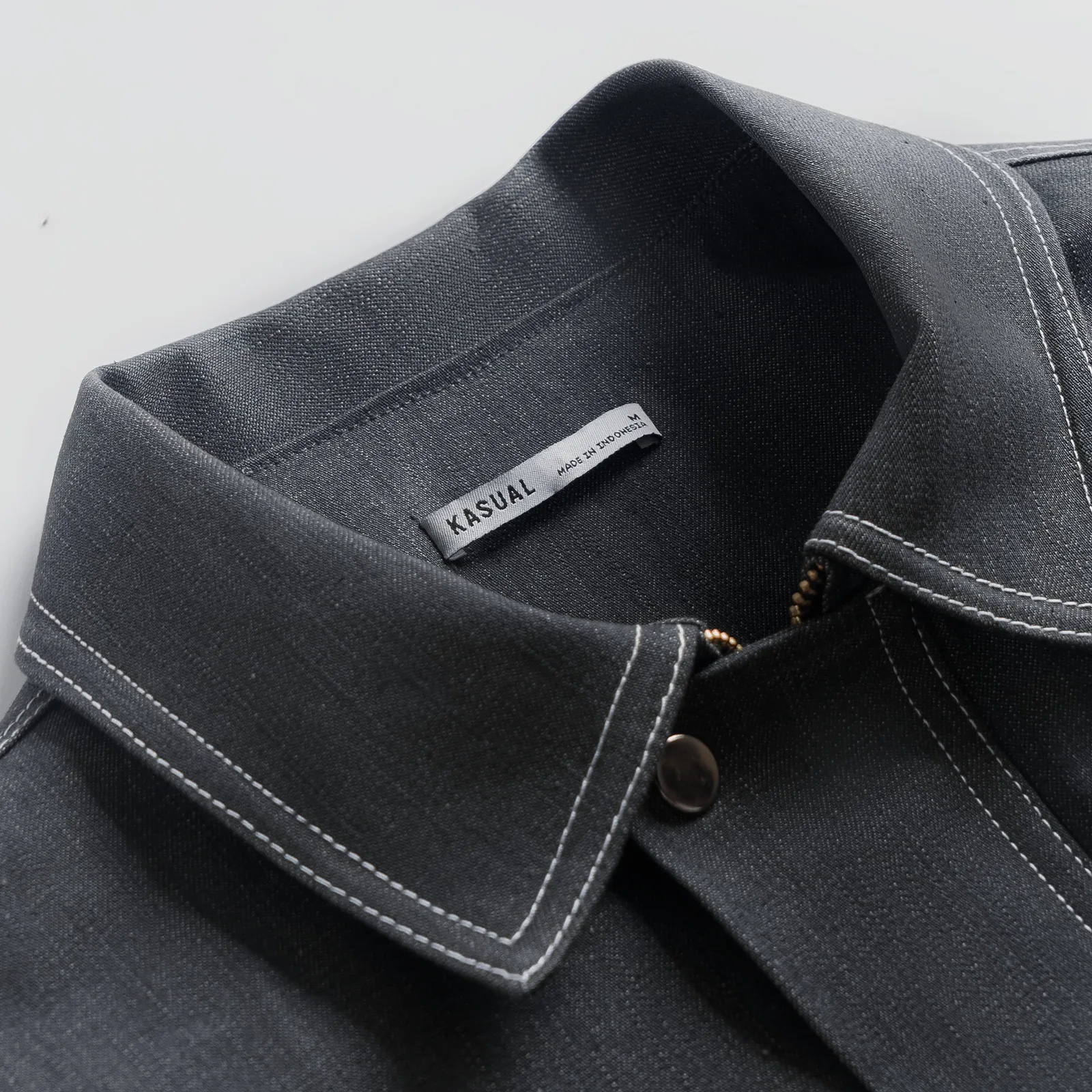 Grey Work Denim Jacket