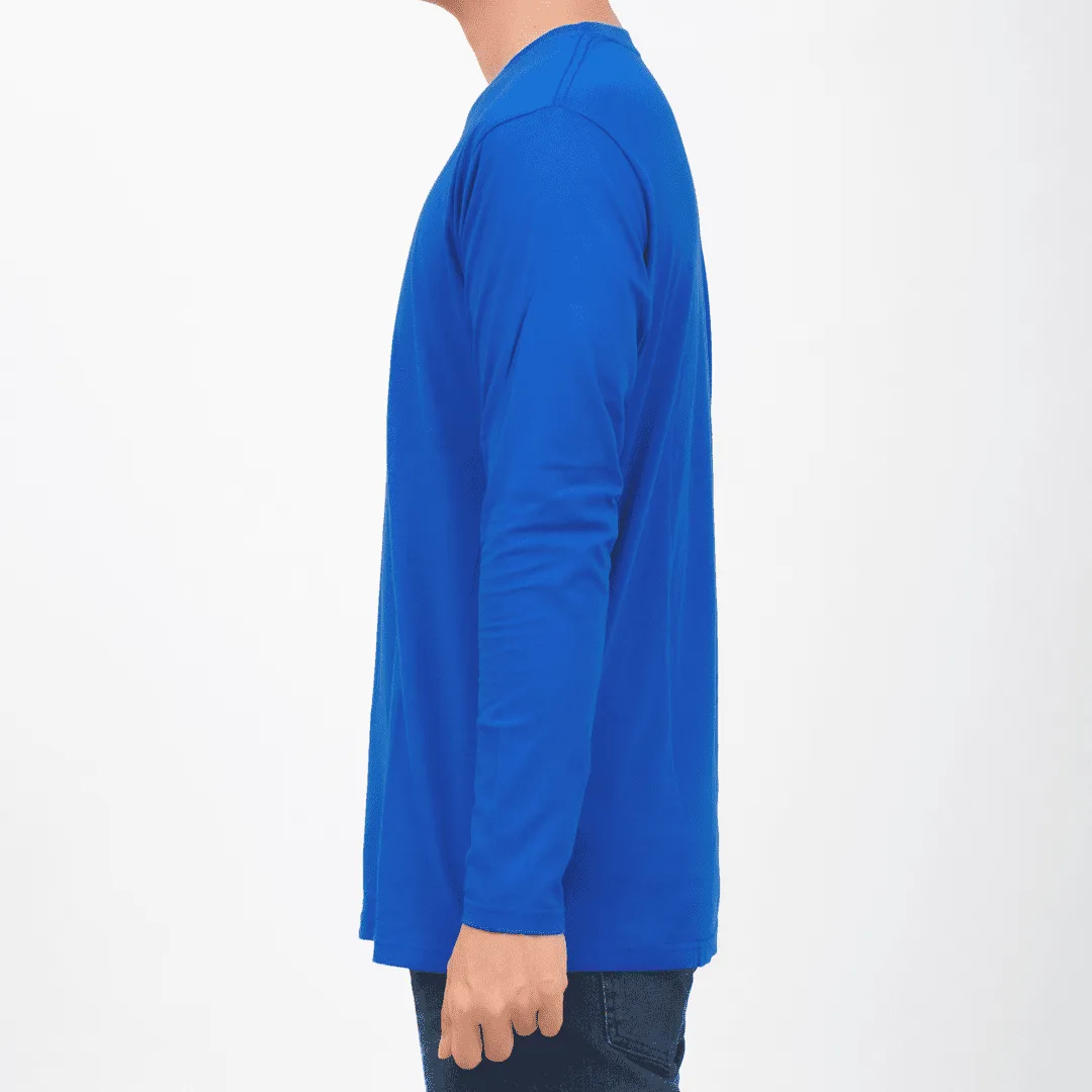 Long Crew Royal Blue Tee