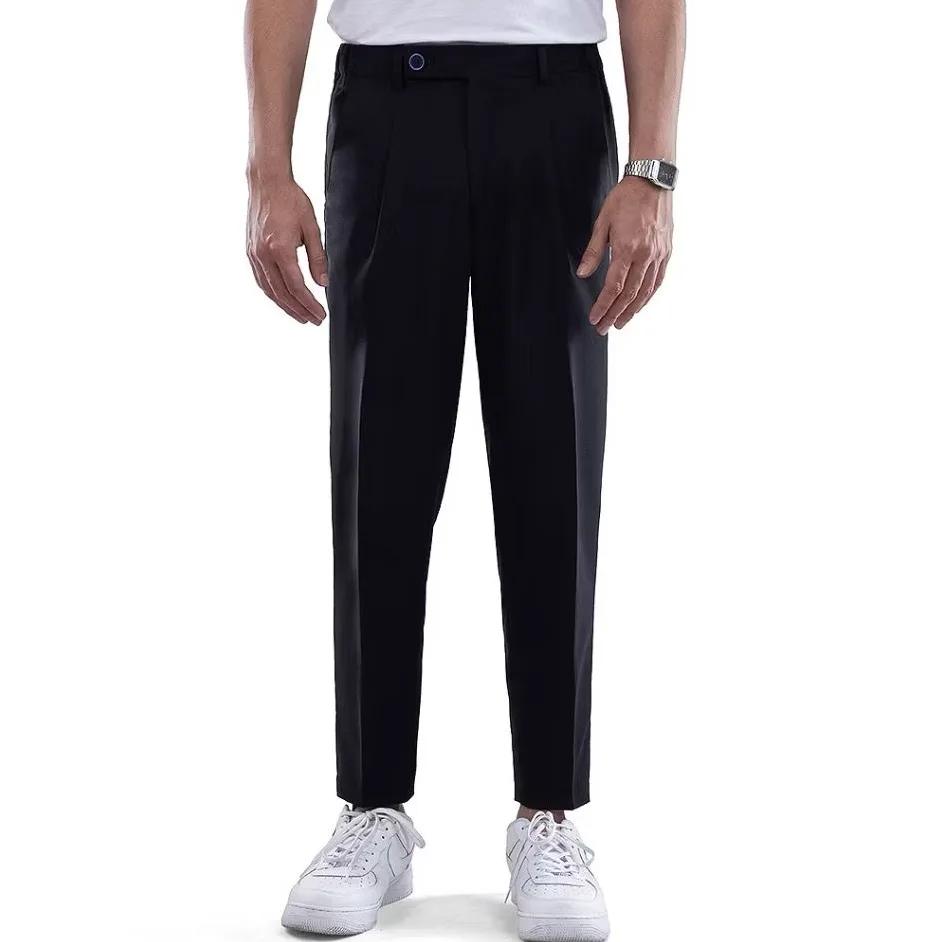Men's Smart Waist pants with an elastic waistband, men's pants size guide